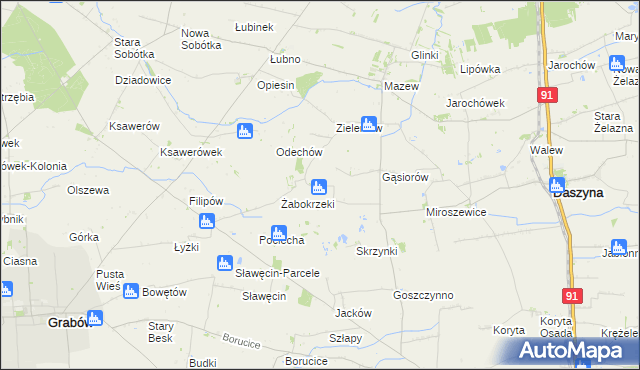 mapa Zagróbki, Zagróbki na mapie Targeo