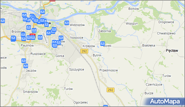 mapa Bytnik, Bytnik na mapie Targeo