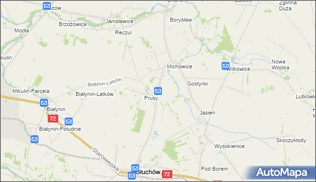 mapa Celigów, Celigów na mapie Targeo