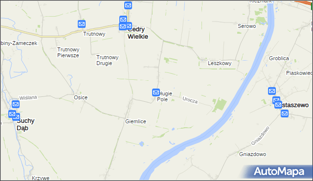 mapa Długie Pole, Długie Pole na mapie Targeo