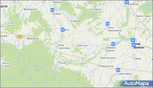 mapa Dobrynia, Dobrynia na mapie Targeo