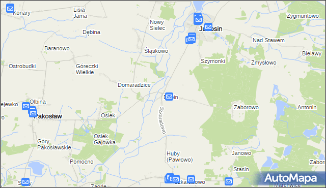 mapa Dubin, Dubin na mapie Targeo