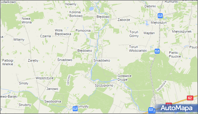 mapa Goławice Pierwsze, Goławice Pierwsze na mapie Targeo