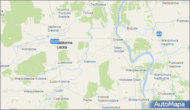 mapa Gródek-Dwór, Gródek-Dwór na mapie Targeo