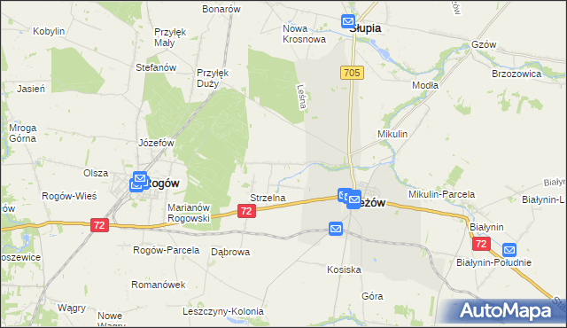 mapa Jasienin Duży, Jasienin Duży na mapie Targeo