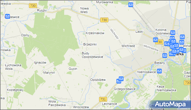 mapa Kazimierków, Kazimierków na mapie Targeo