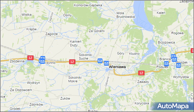 mapa Kochanów Wieniawski, Kochanów Wieniawski na mapie Targeo