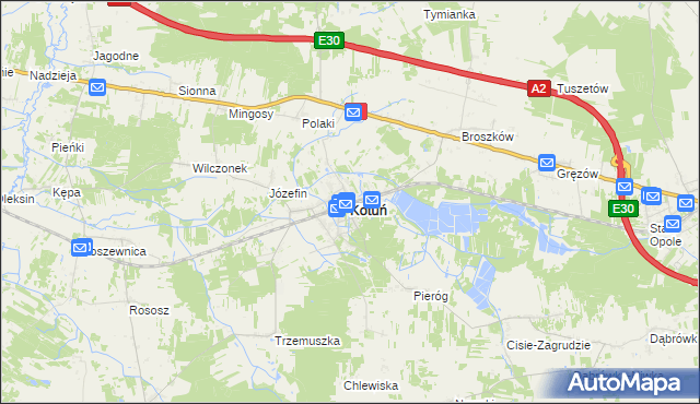 mapa Kotuń powiat siedlecki, Kotuń powiat siedlecki na mapie Targeo