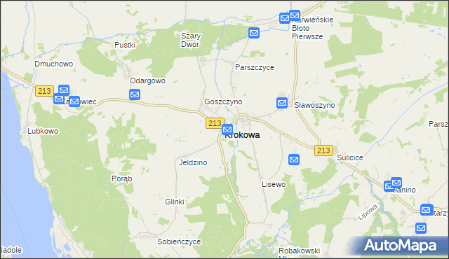 mapa Krokowa, Krokowa na mapie Targeo
