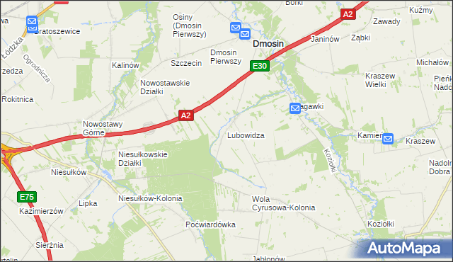 mapa Lubowidza, Lubowidza na mapie Targeo