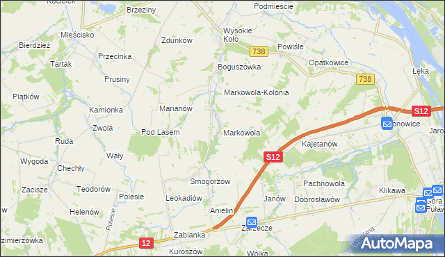 mapa Markowola, Markowola na mapie Targeo