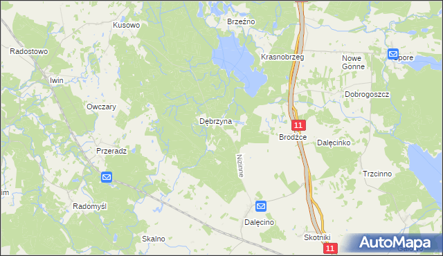 mapa Nizinne, Nizinne na mapie Targeo