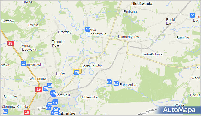 mapa Pałecznica-Kolonia, Pałecznica-Kolonia na mapie Targeo