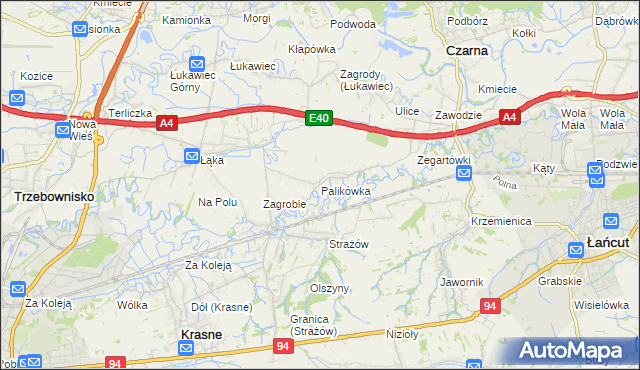mapa Palikówka, Palikówka na mapie Targeo