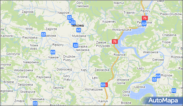 mapa Połom Mały, Połom Mały na mapie Targeo