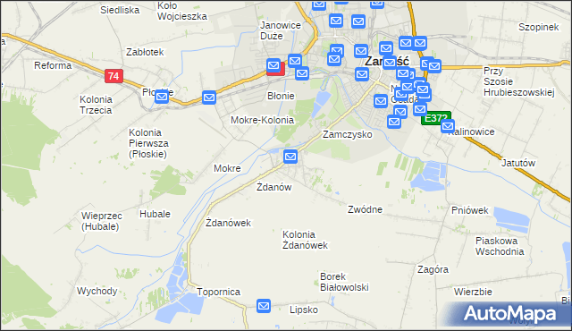 mapa Skokówka, Skokówka na mapie Targeo