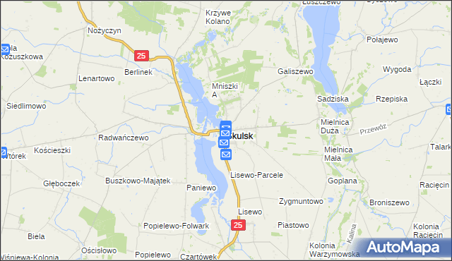 mapa Skulsk, Skulsk na mapie Targeo