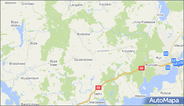mapa Słabowo, Słabowo na mapie Targeo