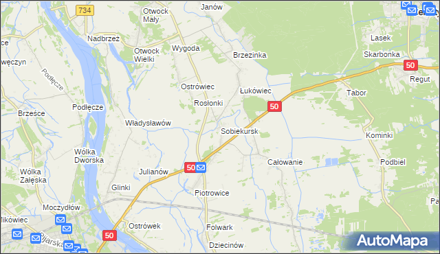 mapa Sobiekursk, Sobiekursk na mapie Targeo