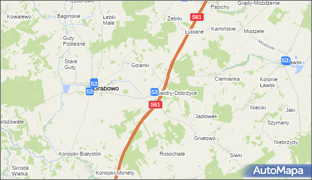 mapa Świdry-Dobrzyce, Świdry-Dobrzyce na mapie Targeo