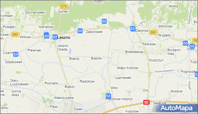 mapa Wąsy-Wieś, Wąsy-Wieś na mapie Targeo