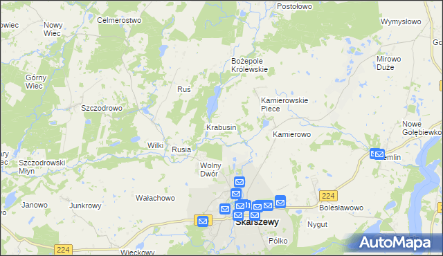 mapa Wilcze Góry, Wilcze Góry na mapie Targeo