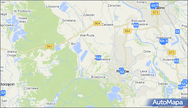 mapa Wola Radłowska, Wola Radłowska na mapie Targeo