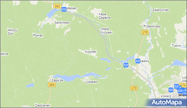 mapa Zdzieborze, Zdzieborze na mapie Targeo