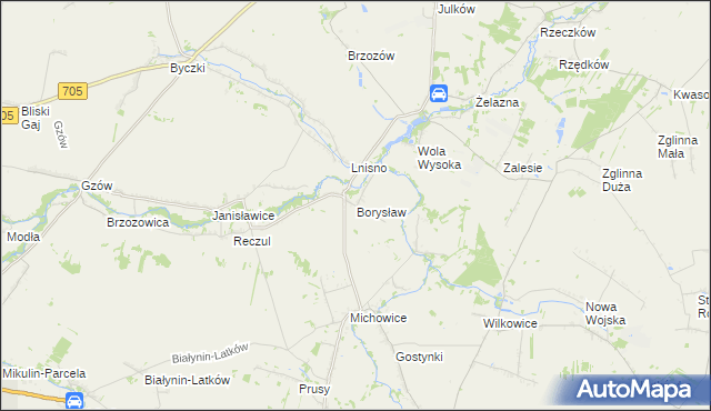 mapa Borysław, Borysław na mapie Targeo