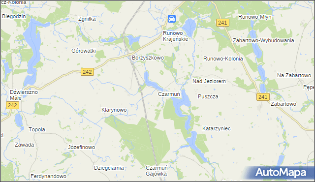 mapa Czarmuń, Czarmuń na mapie Targeo