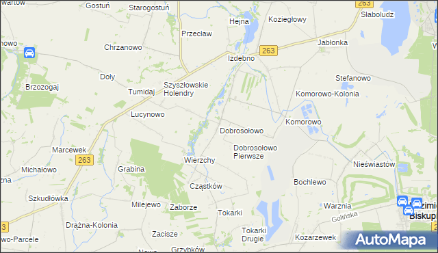 mapa Dobrosołowo, Dobrosołowo na mapie Targeo