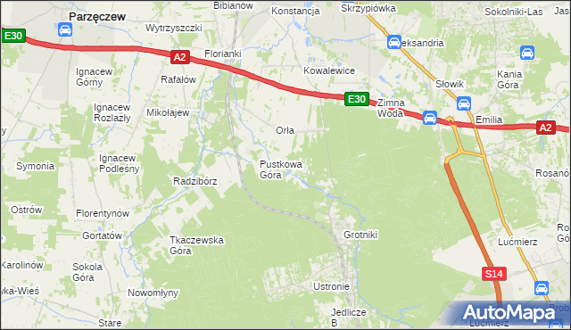mapa Duraj, Duraj na mapie Targeo