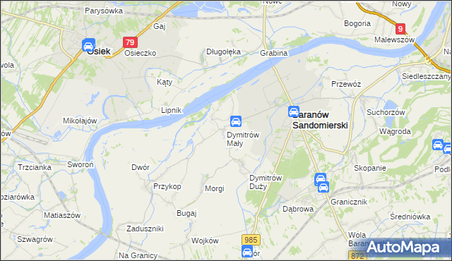 mapa Dymitrów Mały, Dymitrów Mały na mapie Targeo