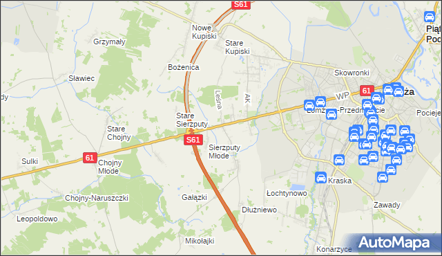 mapa Janowo gmina Łomża, Janowo gmina Łomża na mapie Targeo