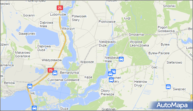 mapa Julia, Julia na mapie Targeo