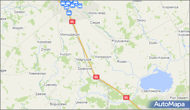 mapa Konopczyn, Konopczyn na mapie Targeo