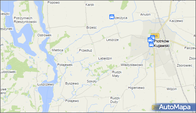 mapa Łabędzin, Łabędzin na mapie Targeo