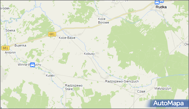 mapa Łempice gmina Ciechanowiec, Łempice gmina Ciechanowiec na mapie Targeo