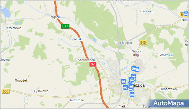 mapa Litwinki gmina Nidzica, Litwinki gmina Nidzica na mapie Targeo