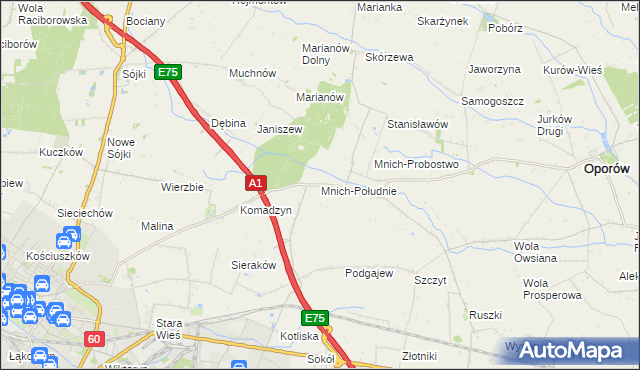 mapa Mnich-Południe, Mnich-Południe na mapie Targeo