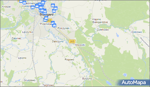mapa Moczyłki, Moczyłki na mapie Targeo