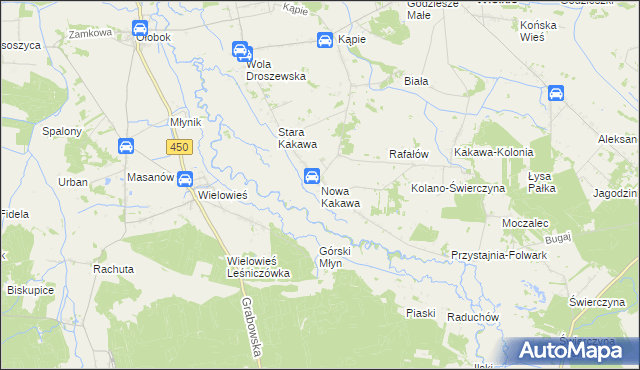 mapa Nowa Kakawa, Nowa Kakawa na mapie Targeo