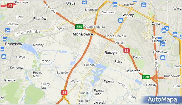 mapa Nowe Grocholice, Nowe Grocholice na mapie Targeo