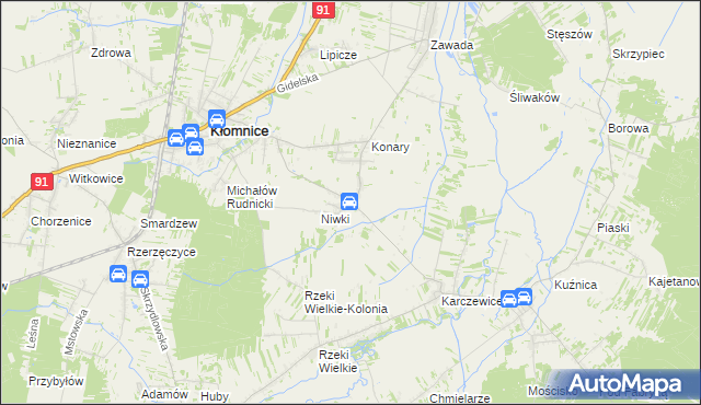mapa Pacierzów, Pacierzów na mapie Targeo