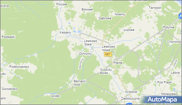 mapa Podlewkowie, Podlewkowie na mapie Targeo