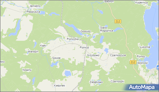 mapa Polnica, Polnica na mapie Targeo