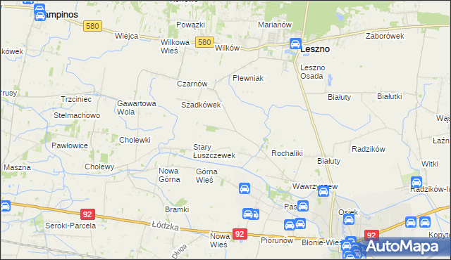 mapa Rochale, Rochale na mapie Targeo