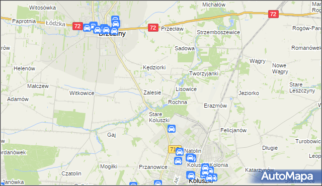mapa Ścibiorów, Ścibiorów na mapie Targeo
