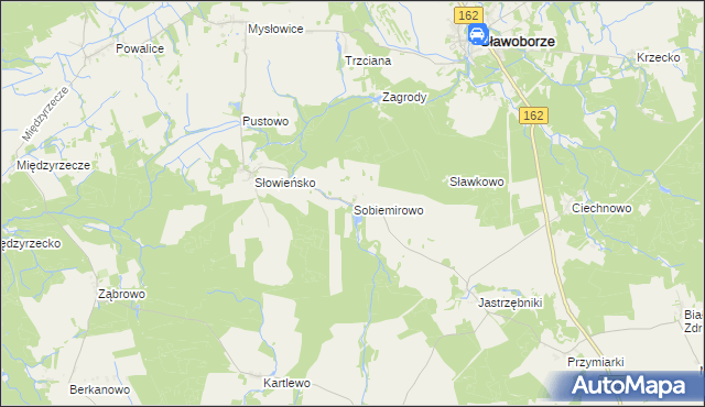 mapa Sobiemirowo, Sobiemirowo na mapie Targeo