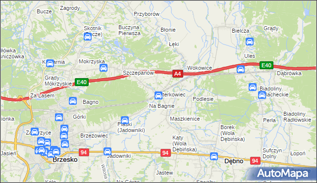 mapa Sterkowiec, Sterkowiec na mapie Targeo